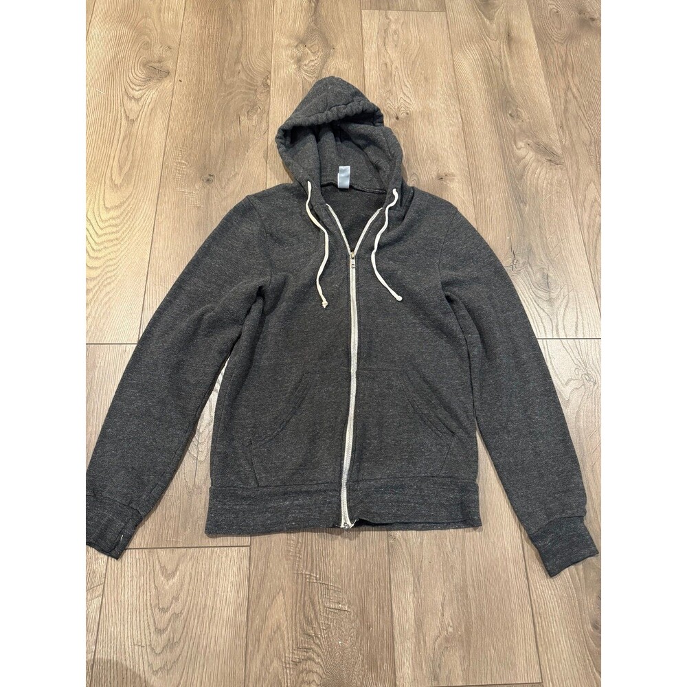 Women’s Alternative Brand Full Zip Dark Gray Hoodie Size Small